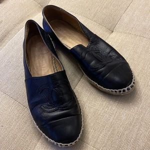 Chanel spadrilles for a casual look